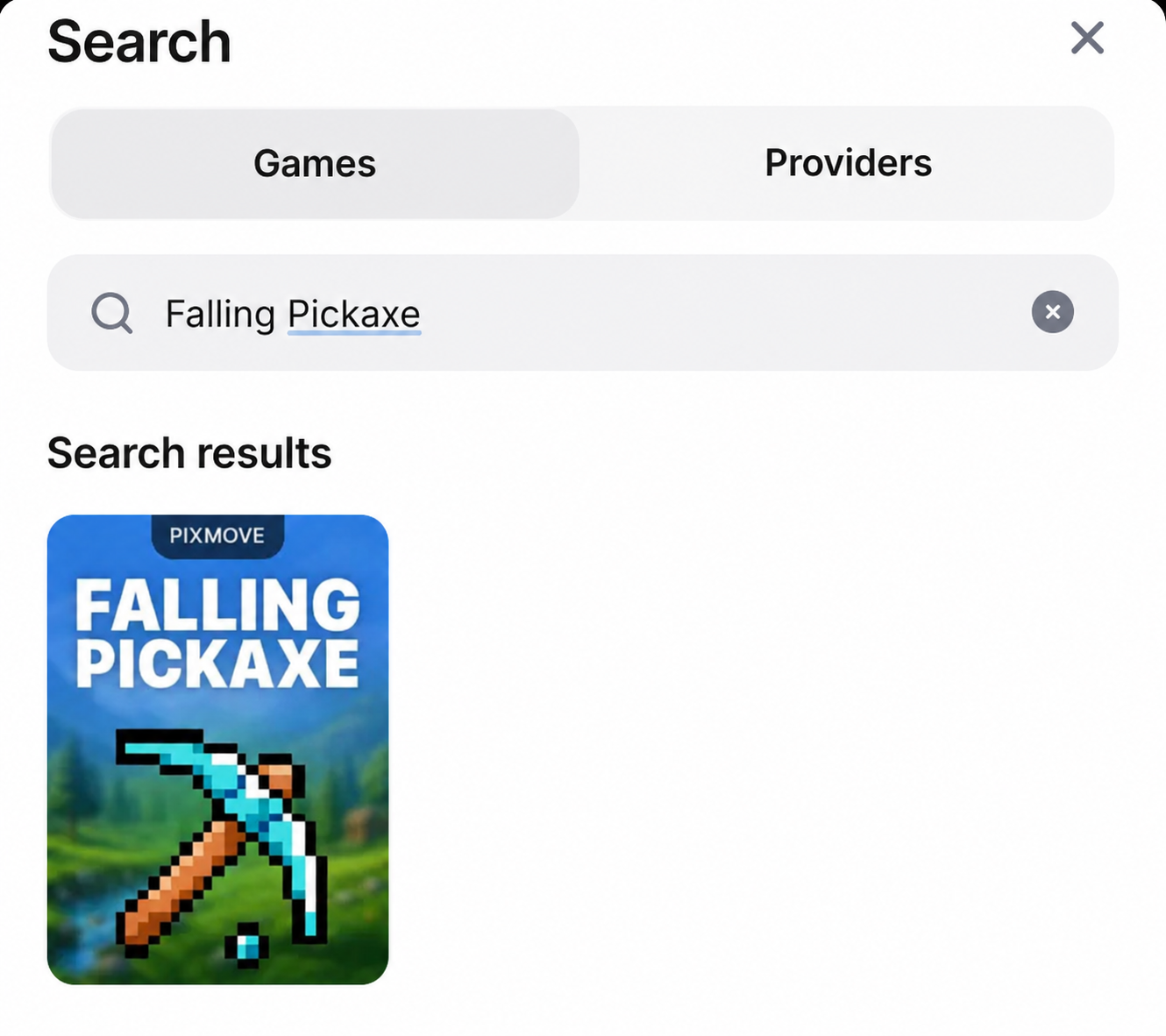 How to find Falling Pickaxe